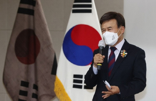 김원웅 광복회장. 연합뉴스